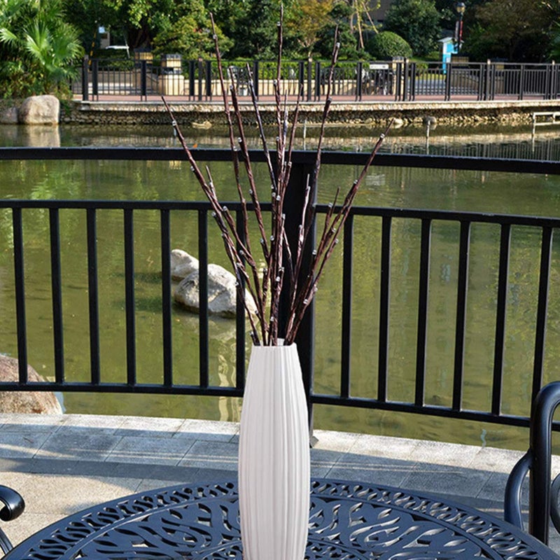 Uonlytech 60 LEDs Solar Powered Artificial Branch Lights Twig Lights Lighted Willow Branch for Christmas Thanksgiving Home Party Decoration (Warm Light) - Image 2